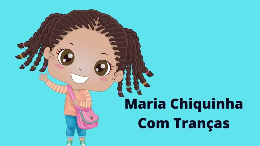 Penteado Infantil com elásticos coloridos e Maria Chiquinha 