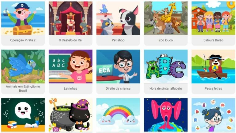 8 Sites com jogos educativos e grátis para crianças de todas as idades
