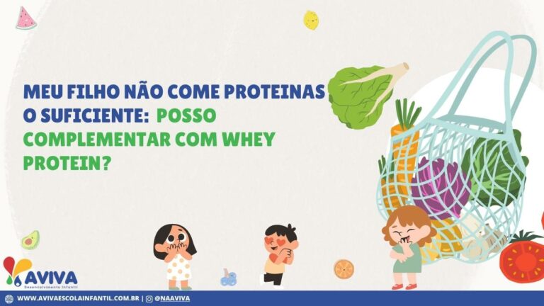 Acho que meu filho não come proteínas suficiente posso dar whey protein?