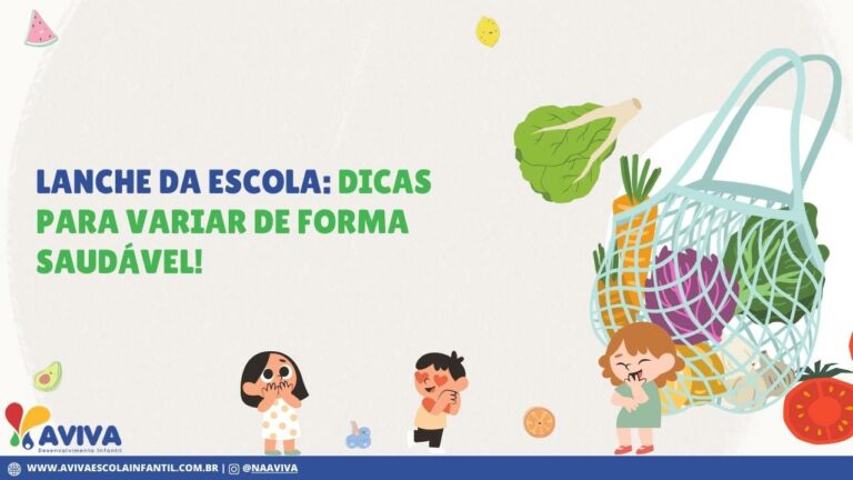 Lanche da escola: dicas para variar de forma saudável!