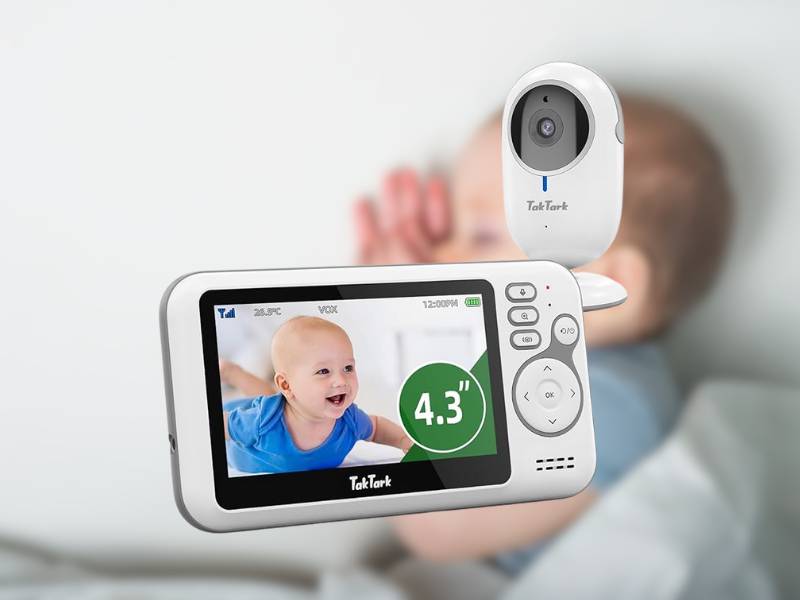 Monitor de bebê com vídeo TakTark BM612.