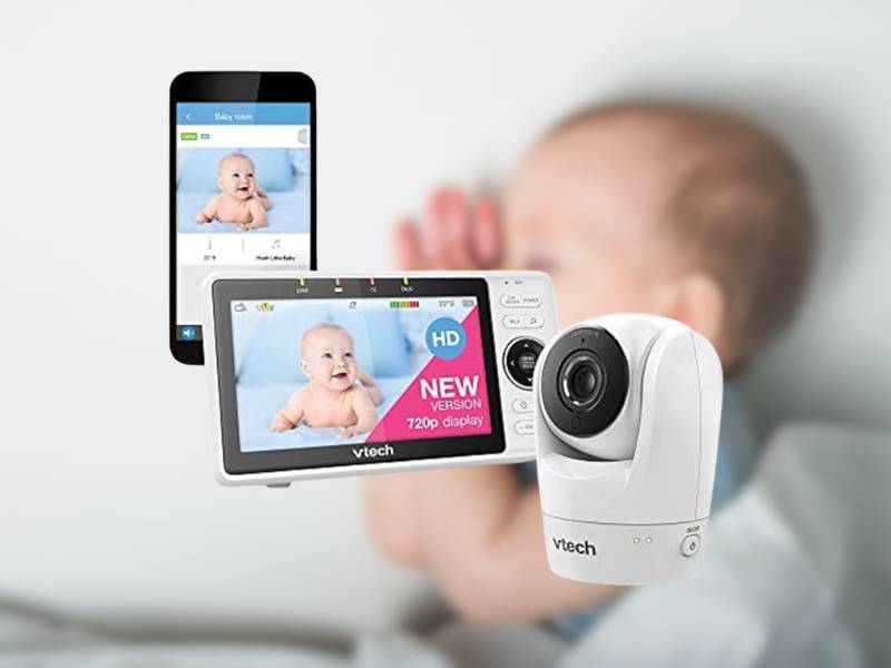 VTech Upgraded Smart WiFi Baby Monitor VM901.